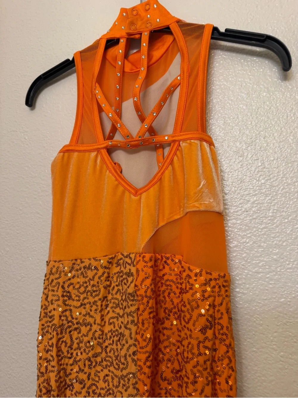 WEISSMAN Elite Dance Costume wide leg unitard Let's Groove 16752 contemporary MC